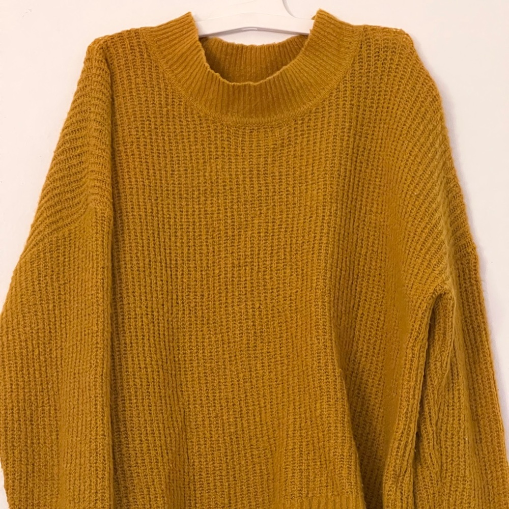 Women’s Knit Sweater | S | Mustard Yellow